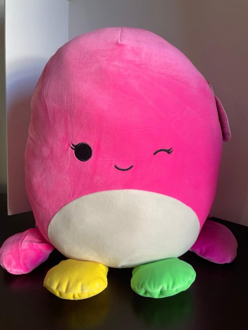 New Squishmallows Lasla Pink Octopus Stuffed Animal 16” Inch toy NWT